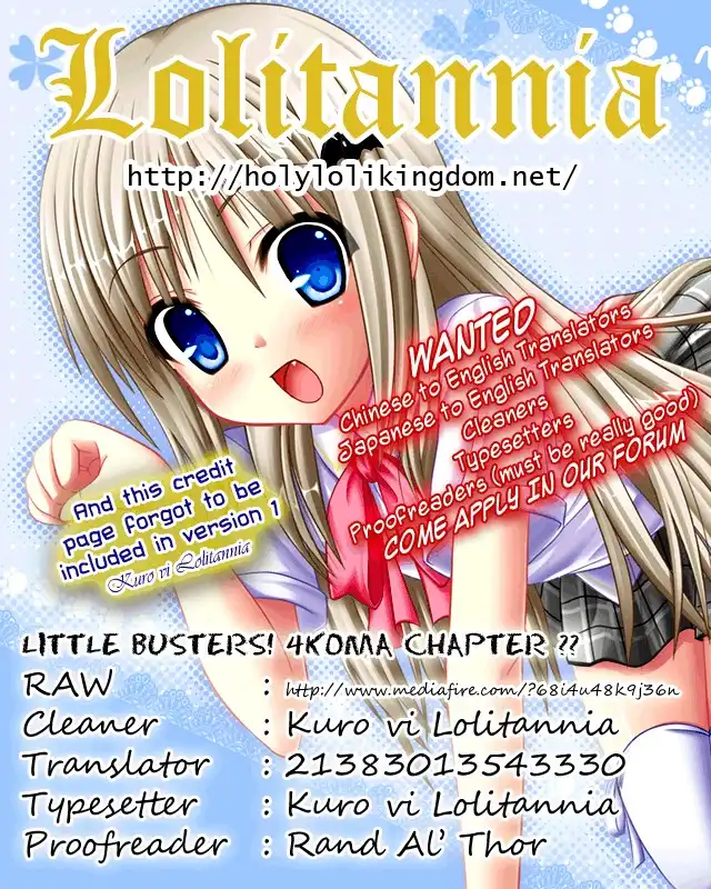 Little Busters! The 4-Koma Chapter 20 1